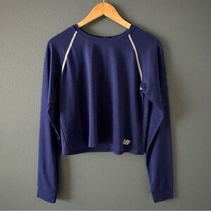 New Balance Women's Deep Blue Long Sleeve Tee